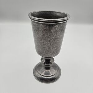 Carson Home Accents 207 Danforth Metal Chalice Goblet Pewter Like Finish 12oz